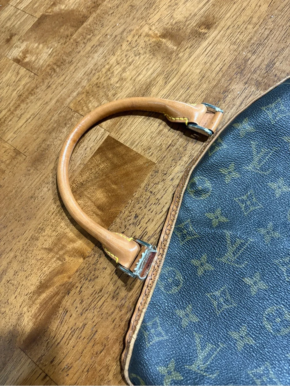 Louis Vuitton Monogram Top Handle/bag part leather Monogram